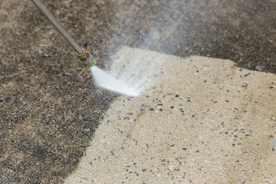 Driveway and siding washed at a Cornelius property