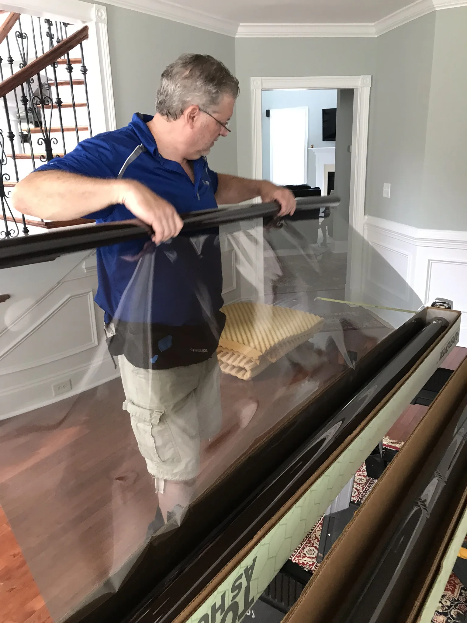 Residential window film installation in Charlotte